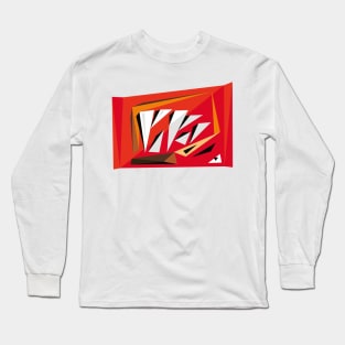 Item K21 of 30 (KitKat Abstract Study) Long Sleeve T-Shirt